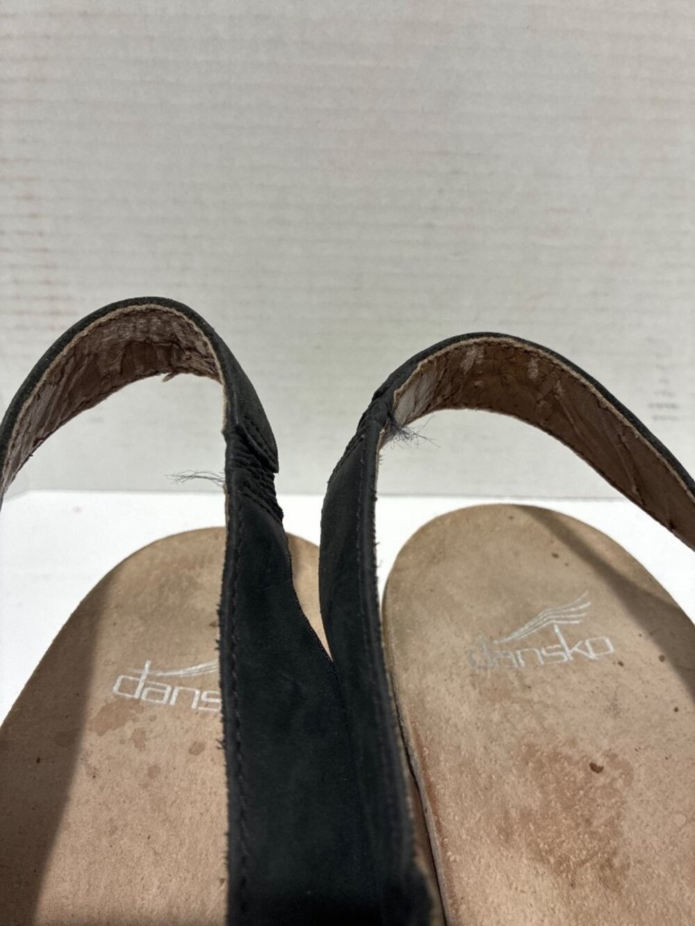 Dansko Maureen Shoes Women Mary Jane Slingback Mule Black Leather size 11 - Picture 7 of 7